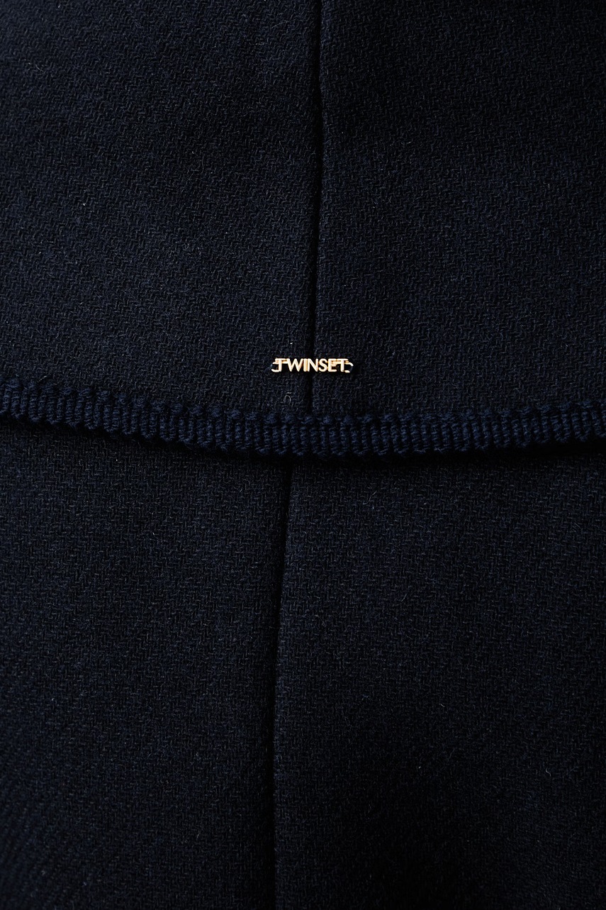 Twinset Twinset παλτό γυναικείο με μαλλί - 5