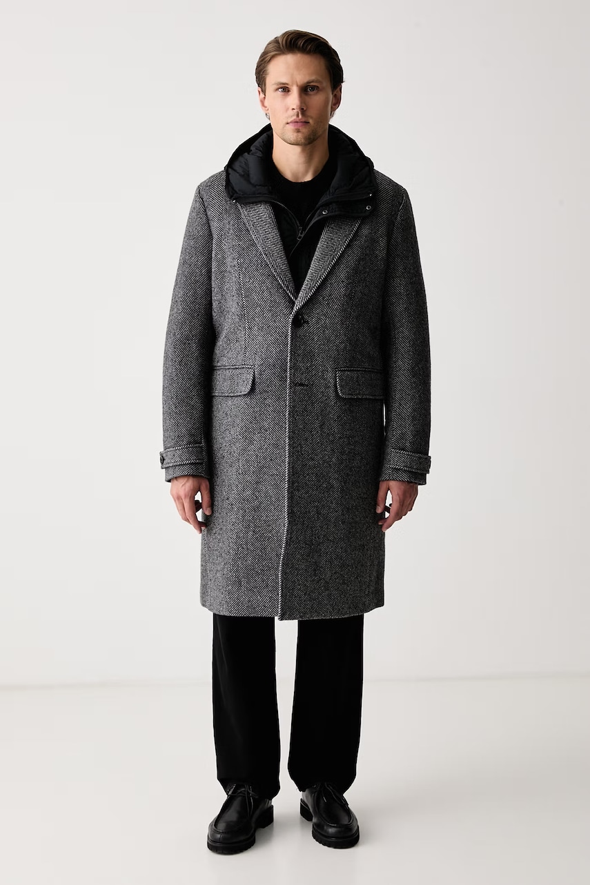 rag & bone  palton pentru bărbați cu lână Stockton