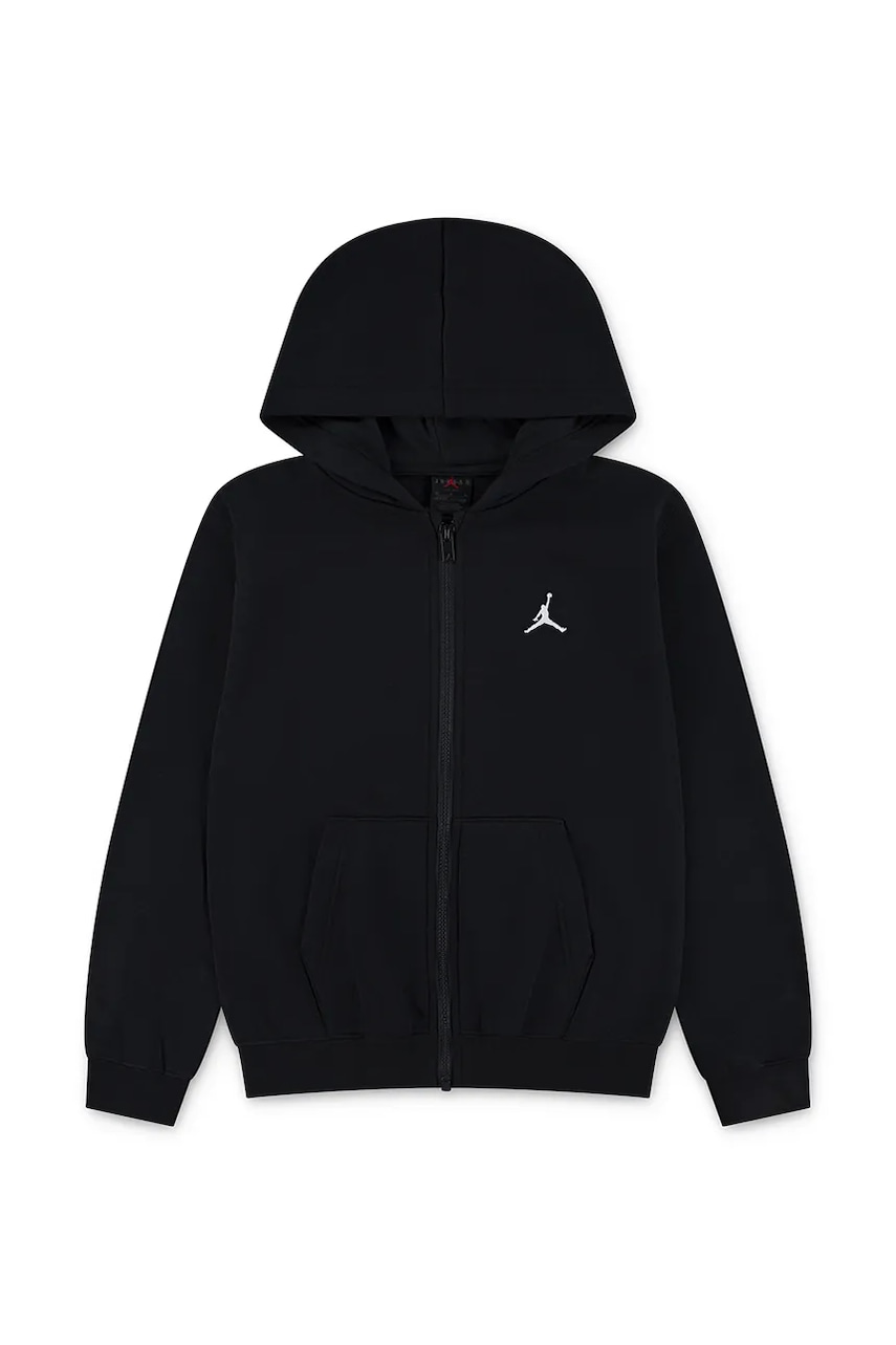 Jordan  mikina na zips s kapucňou detská s bavlnou
