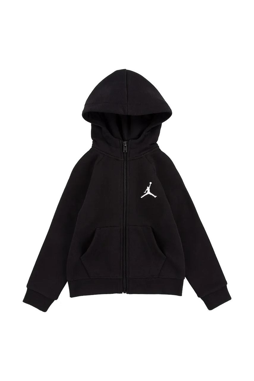 Jordan  mikina na zips s kapucňou detská s bavlnou