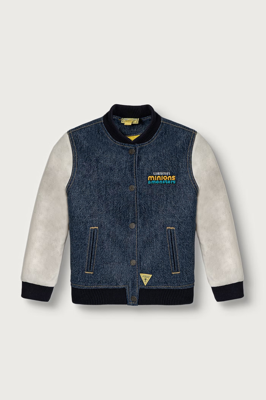 Guess geacă bomber pentru copii cu bumbac GJ X MINIONS