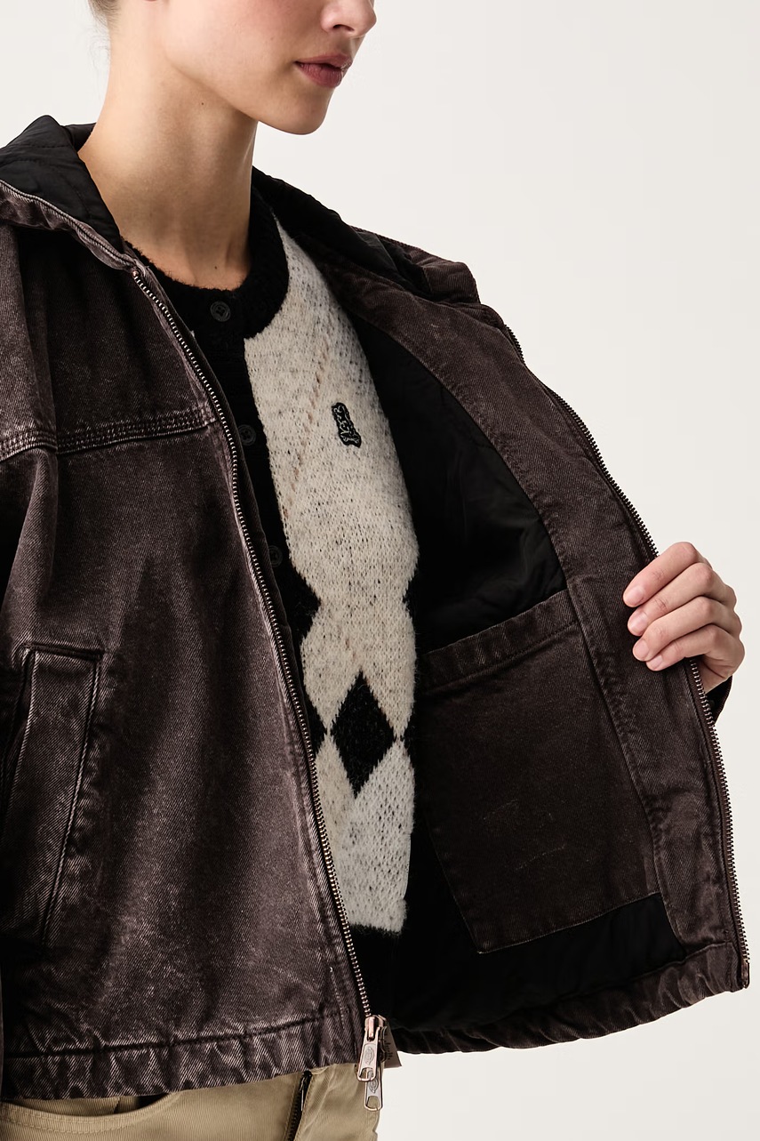 Dickies Dickies κοντό μπουφάν γυναικείο ντένιμ - 6