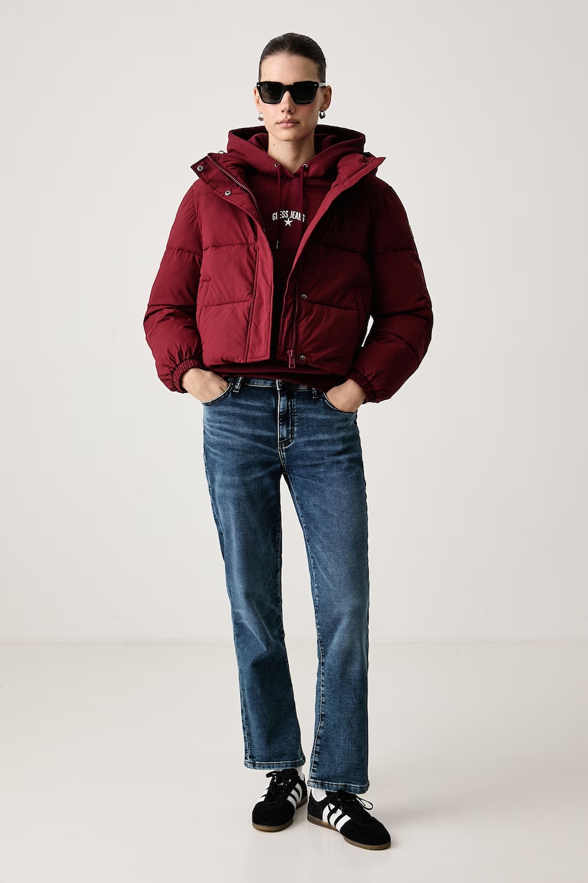 Guess Jeans καπιτονέ μπουφάν γυναικείο