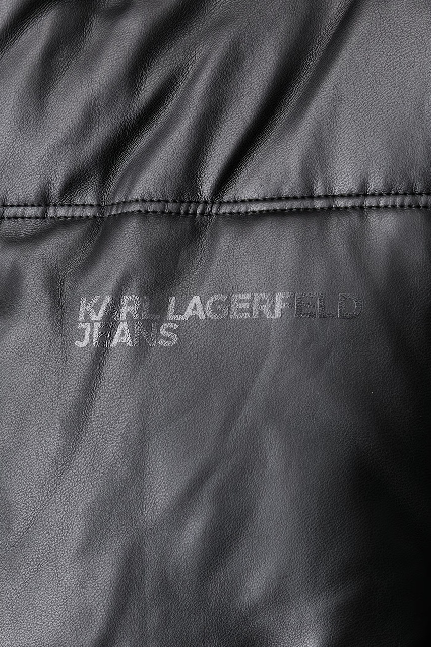 Karl Lagerfeld Jeans Karl Lagerfeld Jeans μπουφάν γυναικείο από συνθετικό δέρμα - 5