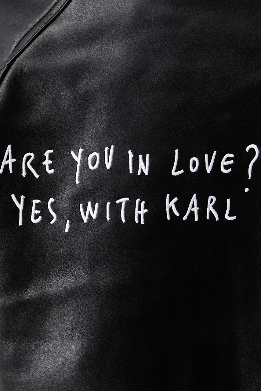 Karl Lagerfeld Jeans Karl Lagerfeld Jeans κοντό μπουφάν γυναικείο από συνθετικό δέρμα x Pietro Terzini - 5