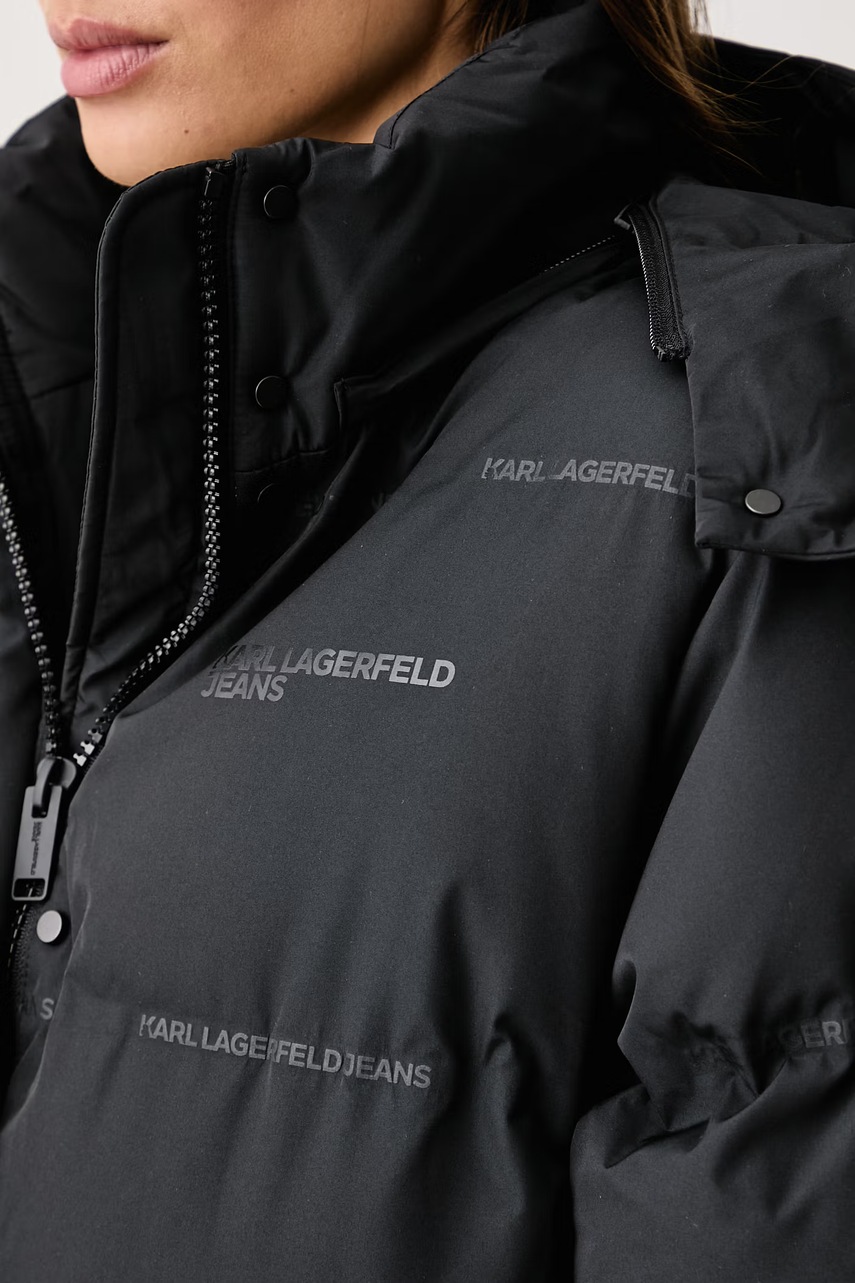 Karl Lagerfeld Jeans Karl Lagerfeld Jeans μακρύ μπουφάν γυναικείο - 6