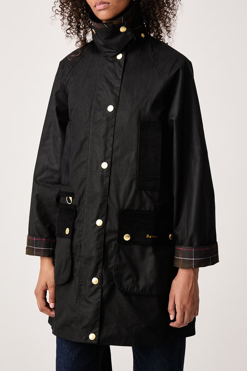 Barbour Barbour μακρύ μπουφάν γυναικείο βαμβακερό Beaufort - 4