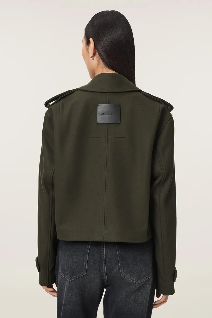 AllSaints  късо яке дамско с вълна LOWLA