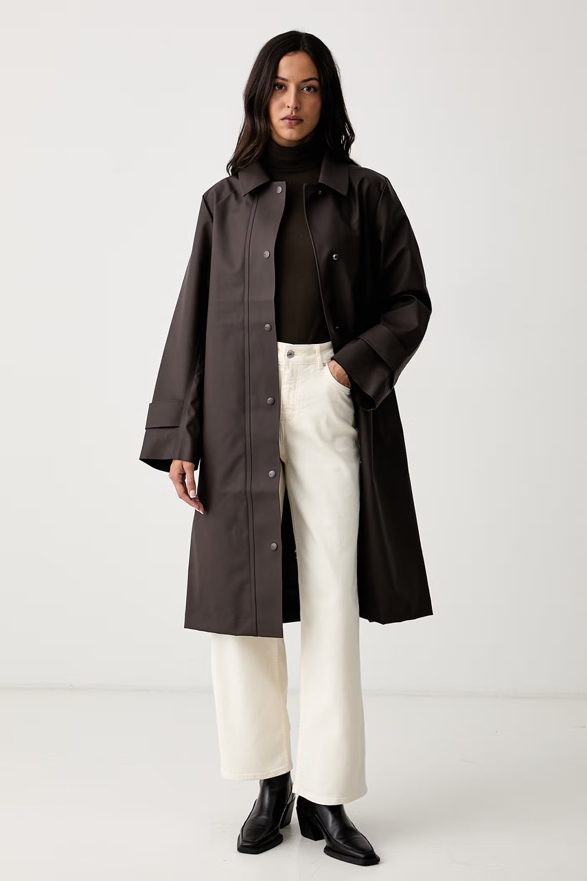 Rains Rains αδιάβροχο μπουφάν Nara W Long Jacket W3 - 2