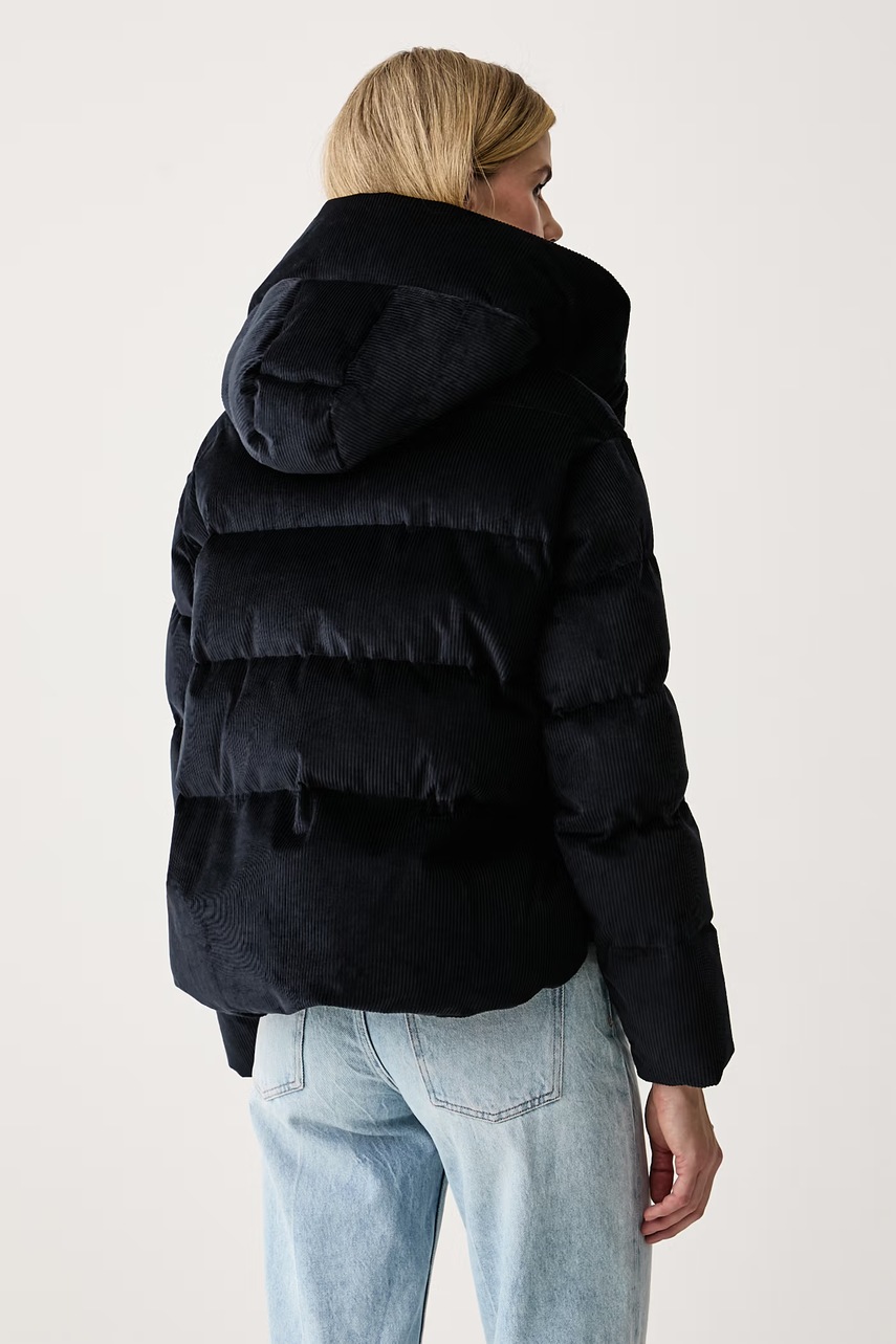 Pinko Pinko καπιτονέ μπουφάν γυναικείο κοτλέ - 3