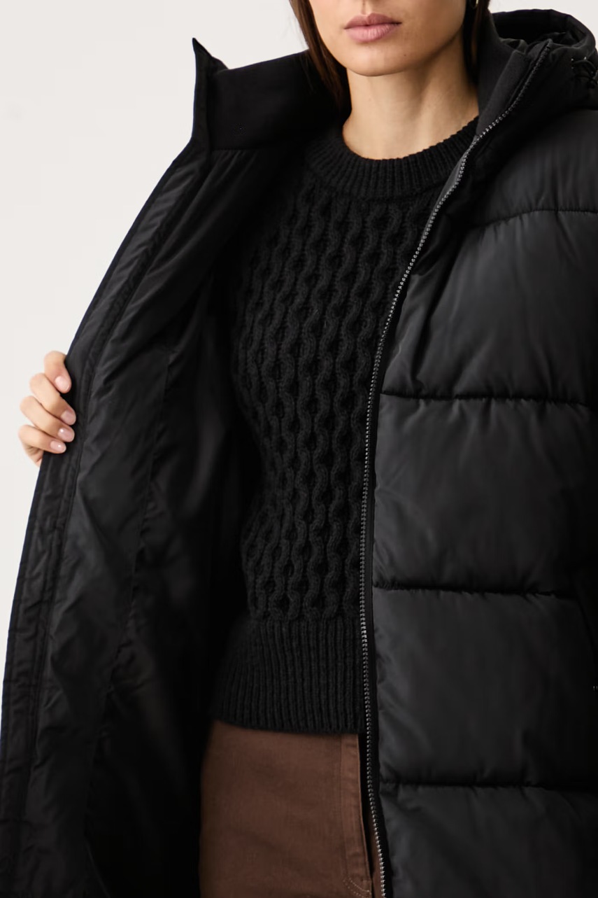 U.S. Polo Assn. U.S. Polo Assn. μακρύ μπουφάν γυναικείο MID-LENGTH ZIP DETAIL PUFFER - 5