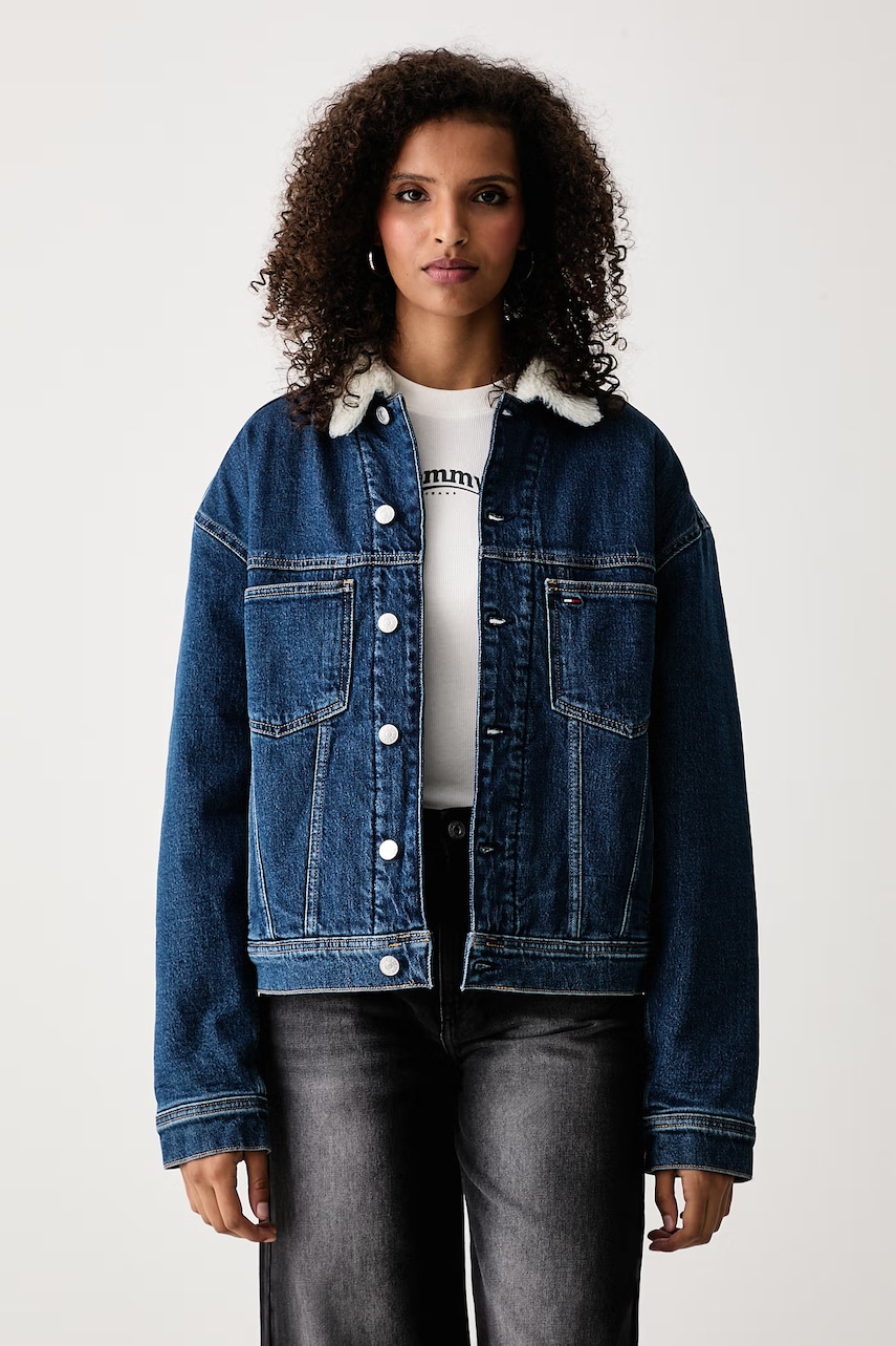 Tommy Jeans  geacă de tranziție pentru femei din denim