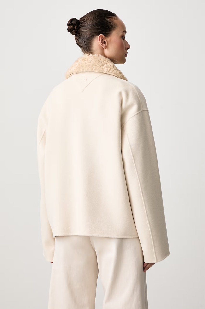 Tommy Hilfiger Tommy Hilfiger μπουφάν γυναικείο με μαλλί - 3