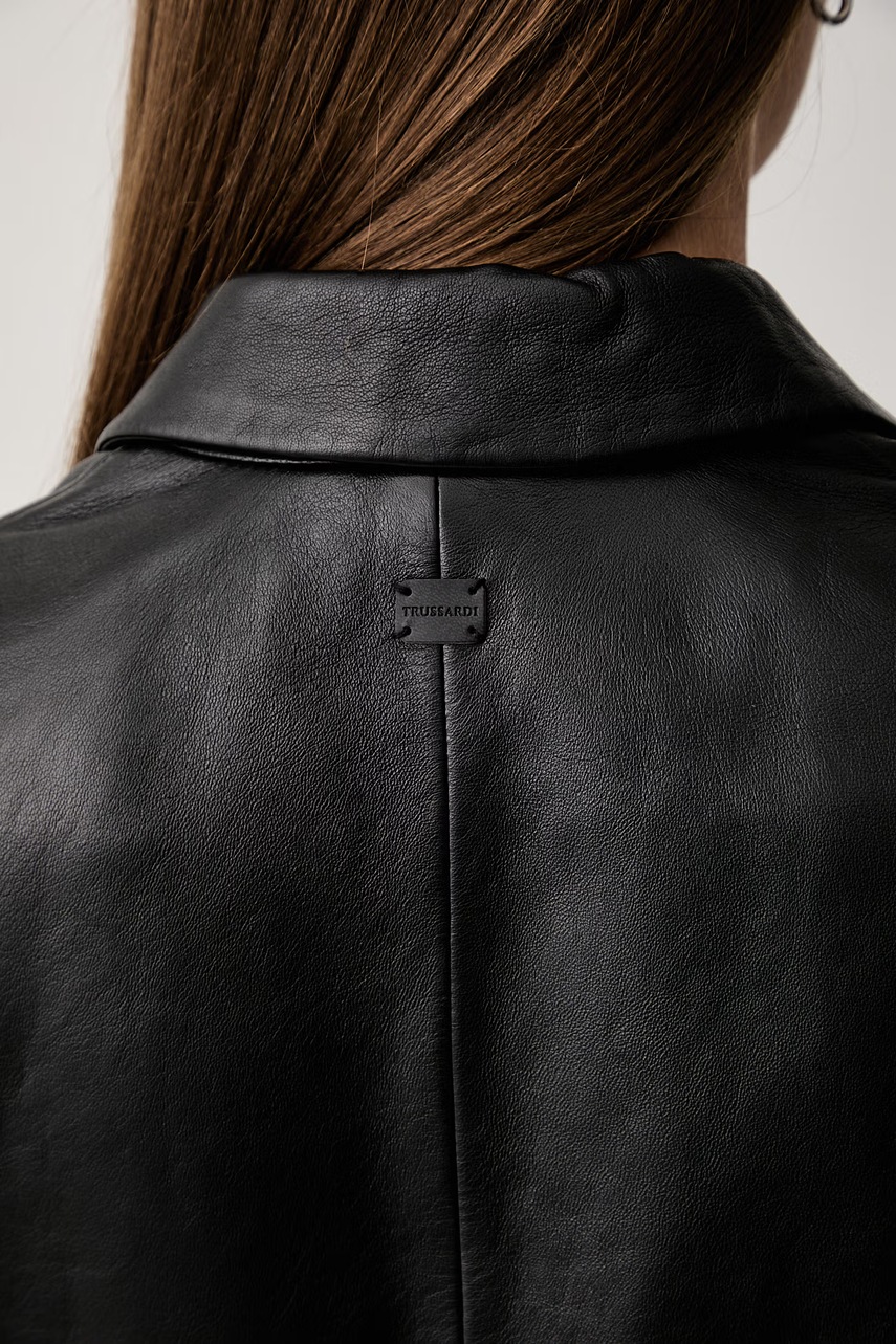 Trussardi Trussardi πουκάμισο γυναικείο δερμάτινο - 6