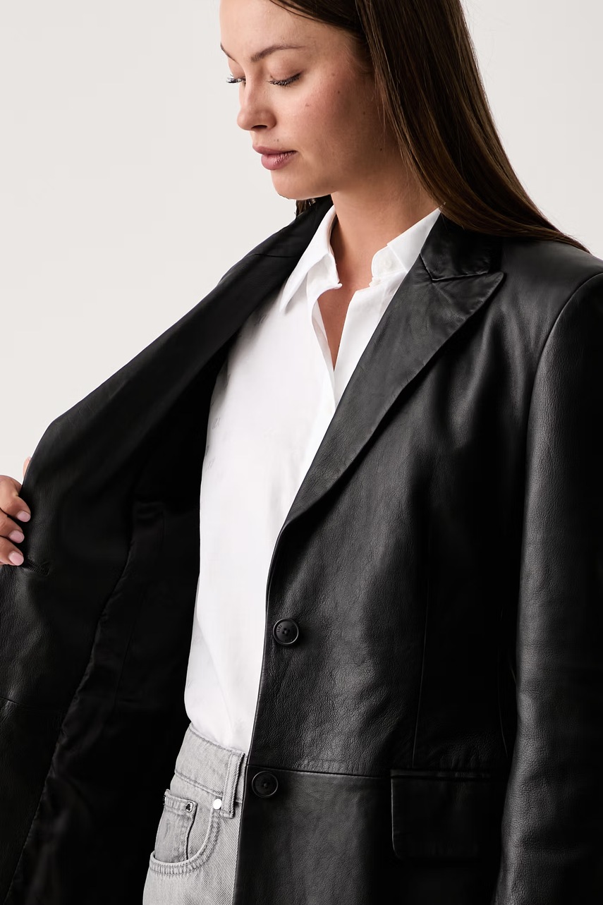 Trussardi Trussardi πουκάμισο γυναικείο δερμάτινο - 7