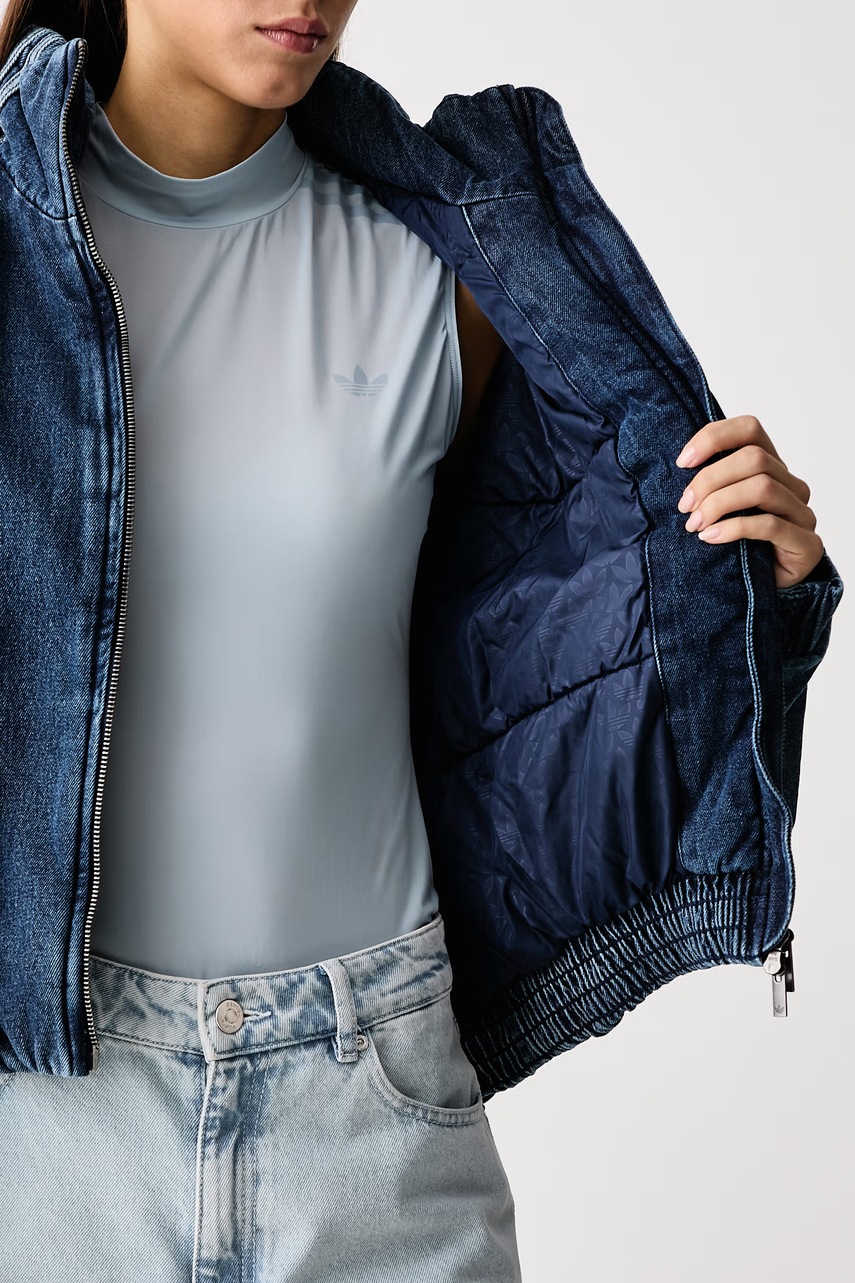 adidas Originals adidas Originals μεταβατικό μπουφάν γυναικείο ντένιμ Firebird - 6