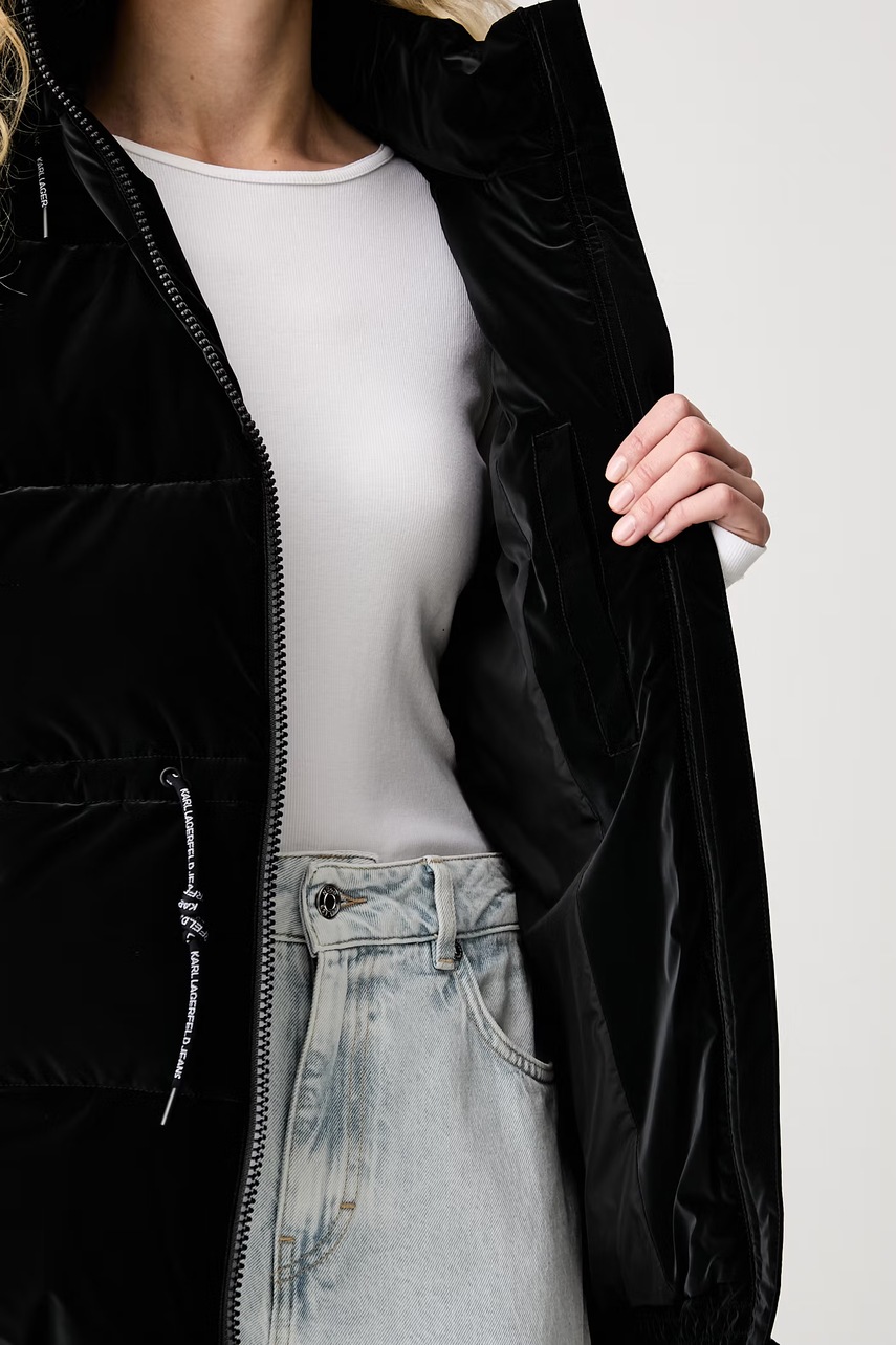 Karl Lagerfeld Jeans Karl Lagerfeld Jeans αμάνικο με κουκούλα γυναικείο - 6