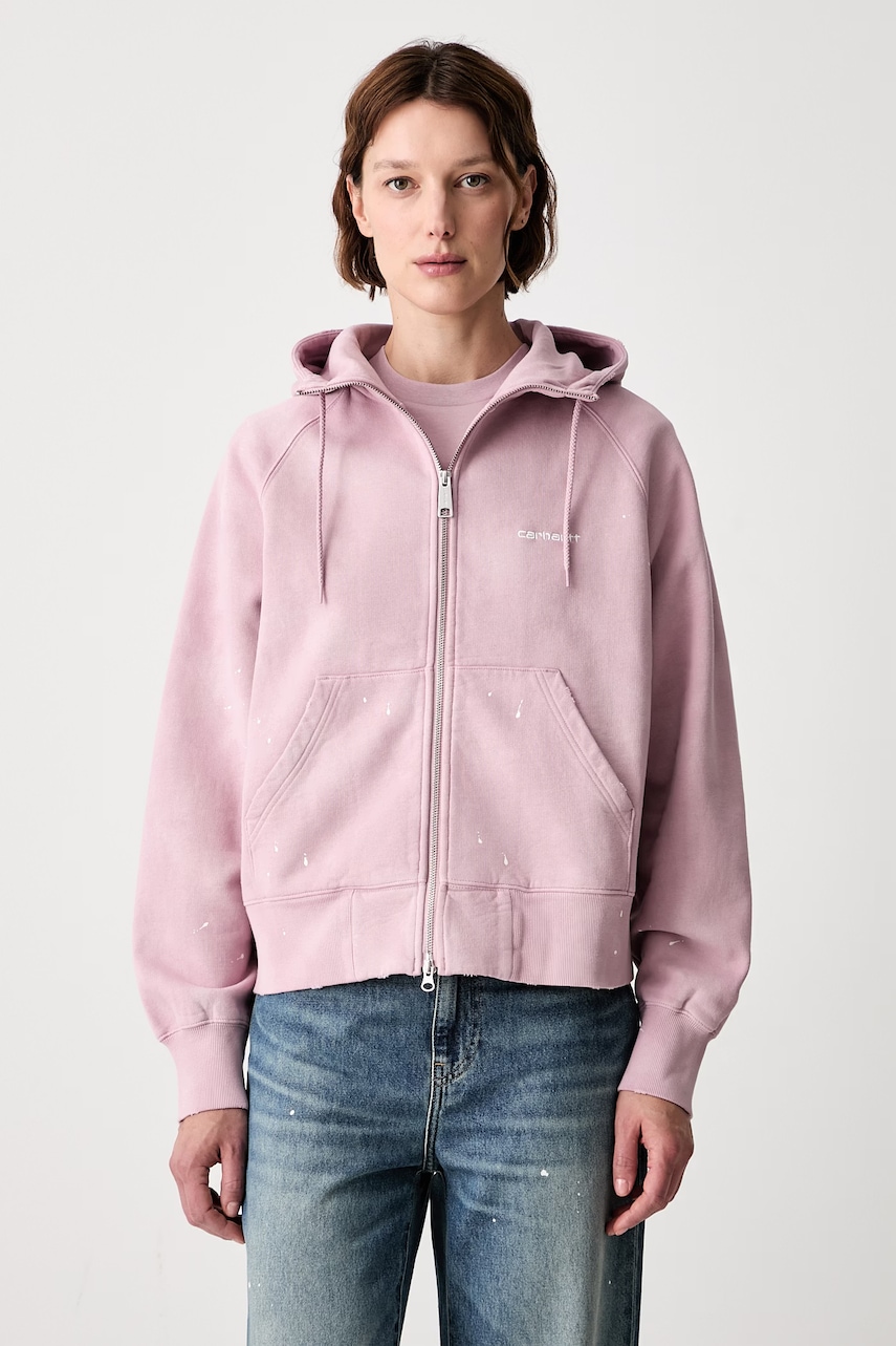 Carhartt WIP W Hooded Painter bluza rozpinana bawełniana damska