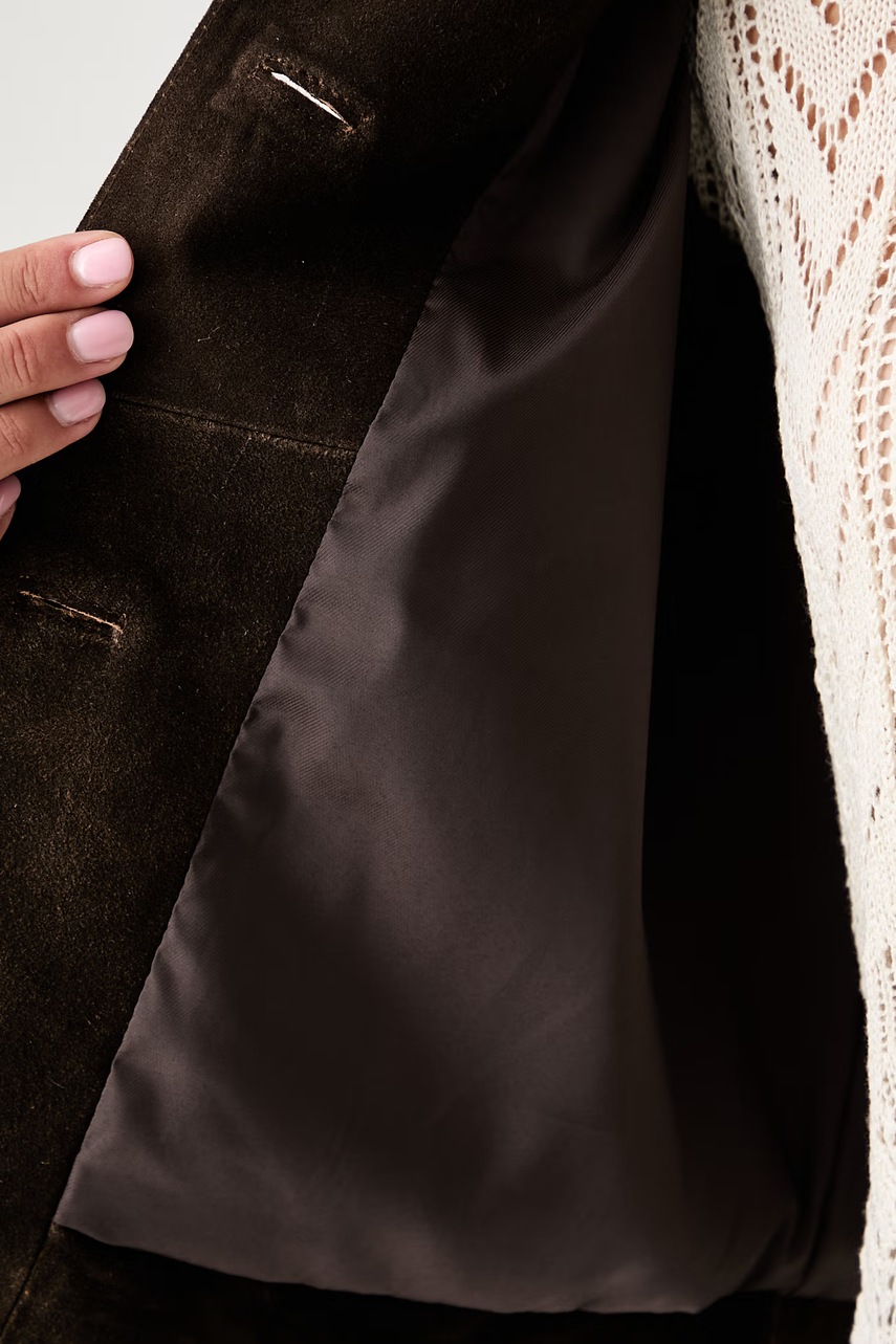 Pedro del Hierro Pedro del Hierro μεταβατικό μπουφάν γυναικείο δέρμα σουέτ - 7