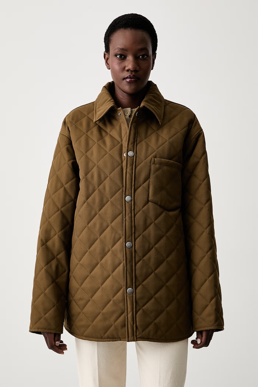 A.P.C. kurtka przejściowa damska z dodatkiem wełny blouson georges