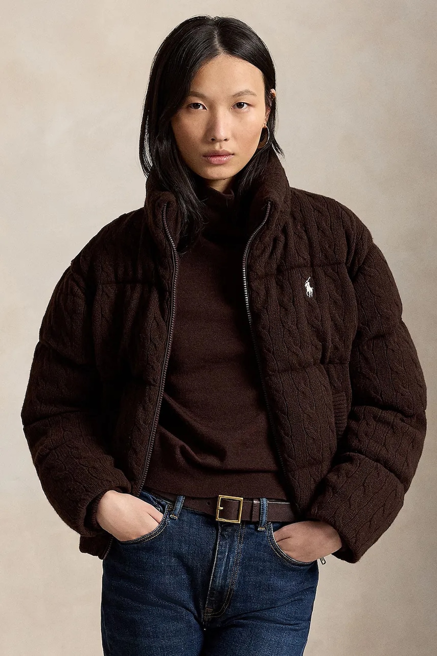 Polo Ralph Lauren prešívaná bunda dámska s vlnou