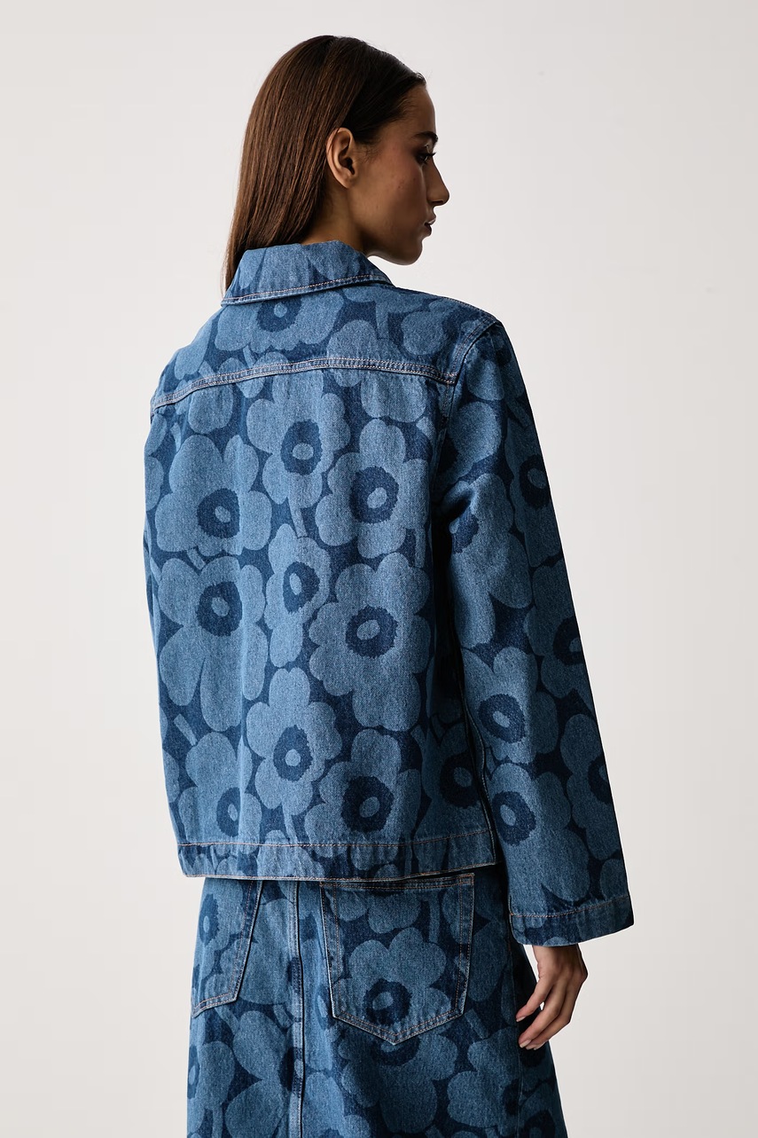Marimekko Marimekko μπουφάν γυναικείο ντένιμ - 3