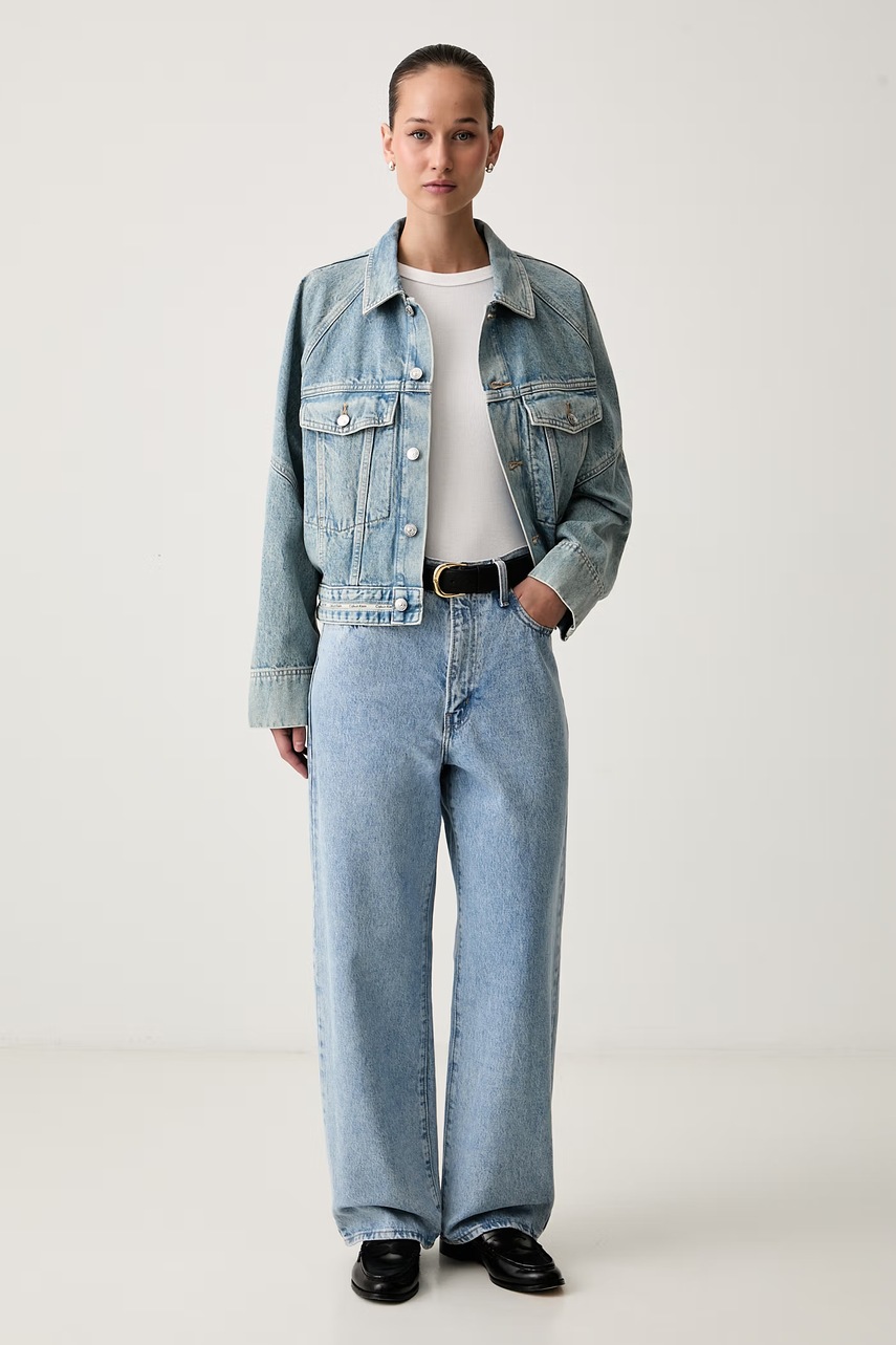 Calvin Klein Jeans Calvin Klein Jeans τζιν μπουφάν γυναικείο ντένιμ - 2
