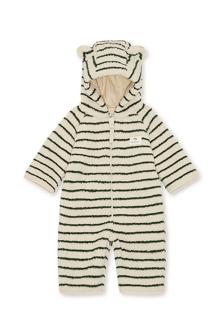 Konges Sløjd overal detský flísový JODY TEDDY ONESIE GRS