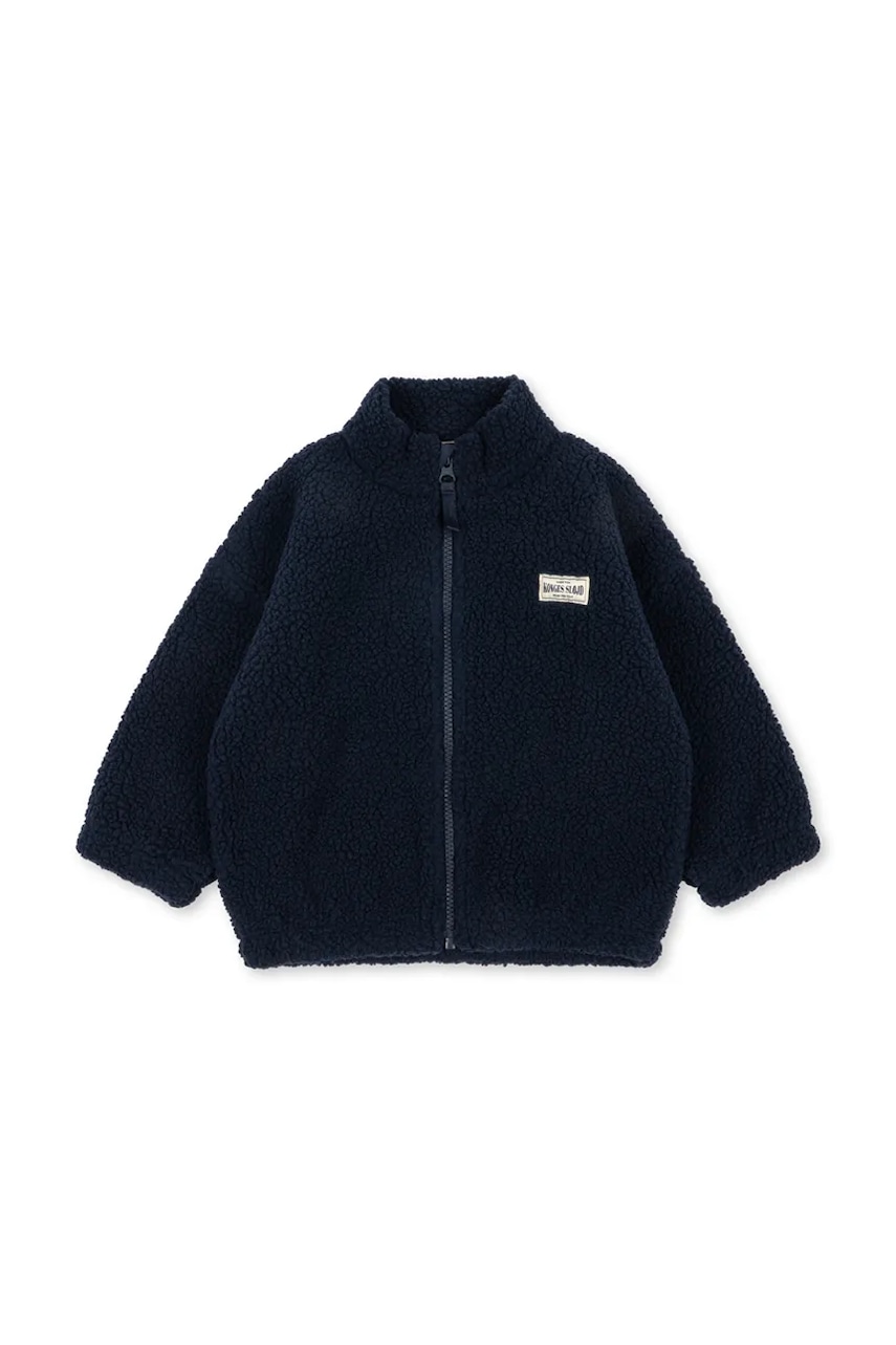 Konges Sløjd bunda detská flísová JODY SOLID TEDDY JACKET GRS