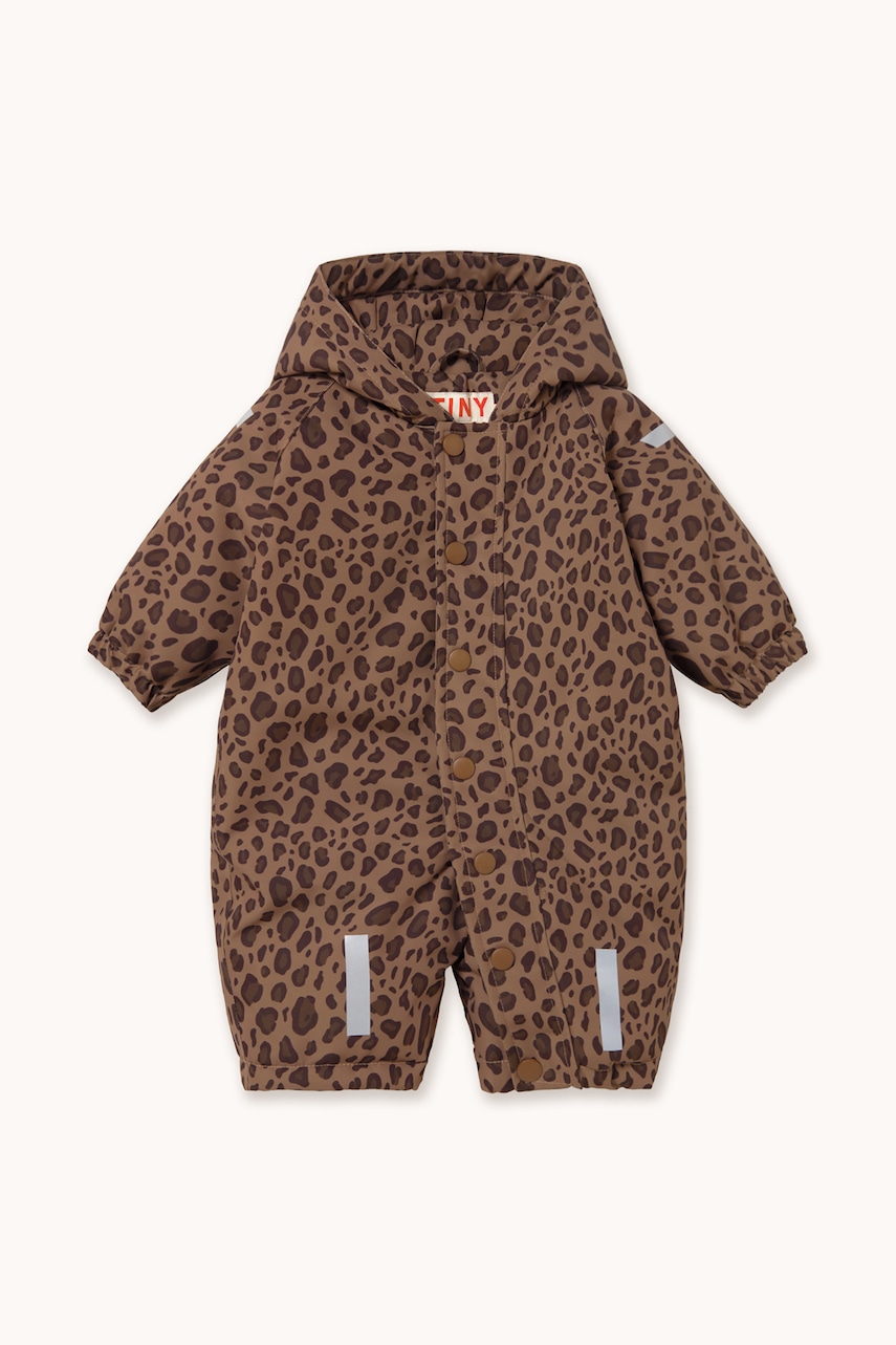 Tinycottons zimski kombinezon za bebe ANIMAL PRINT SNOW ONE-PIECE