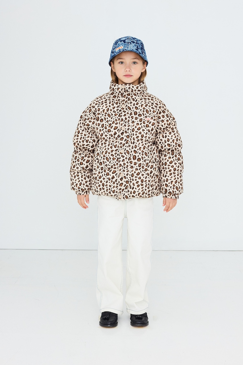 Tinycottons prošivena jakna za djecu s pamukom ANIMAL PRINT SHORT PADDED JACKET