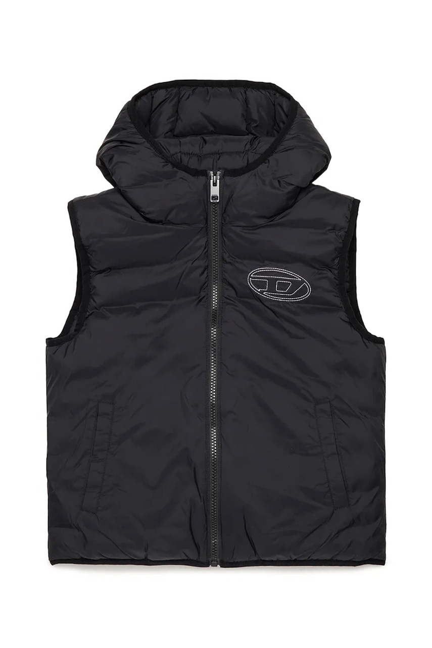 Diesel jachetă fără mâneci cu glugă pentru copii JOSIP JACKET