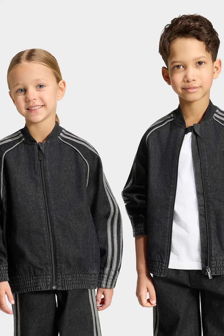 adidas Originals bunda bomber detská rifľová