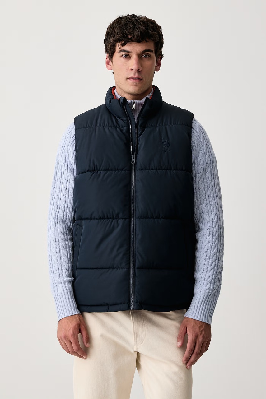 U.S. Polo Assn.  vestă pentru bărbați Wide Baffle Gilet