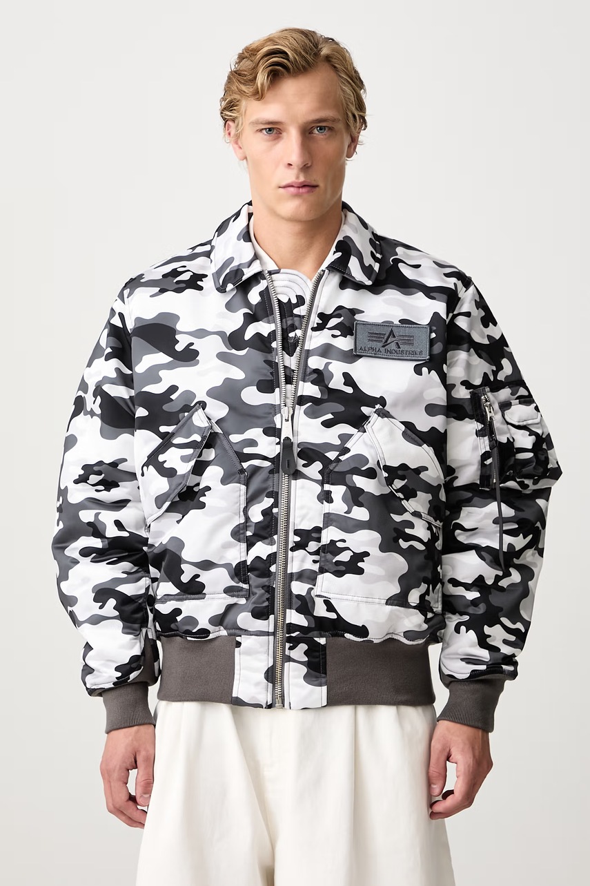 Alpha Industries  CWU-45/P Base Camo UV bomberka męska