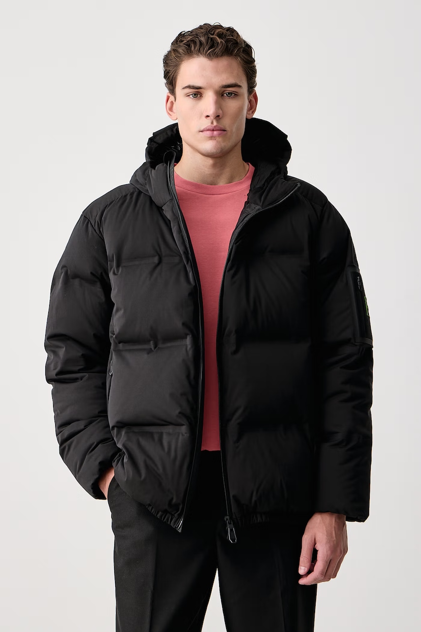 BOSS Green πουπουλένιο μπουφάν ανδρικό OW_Quiltek Puffer HD