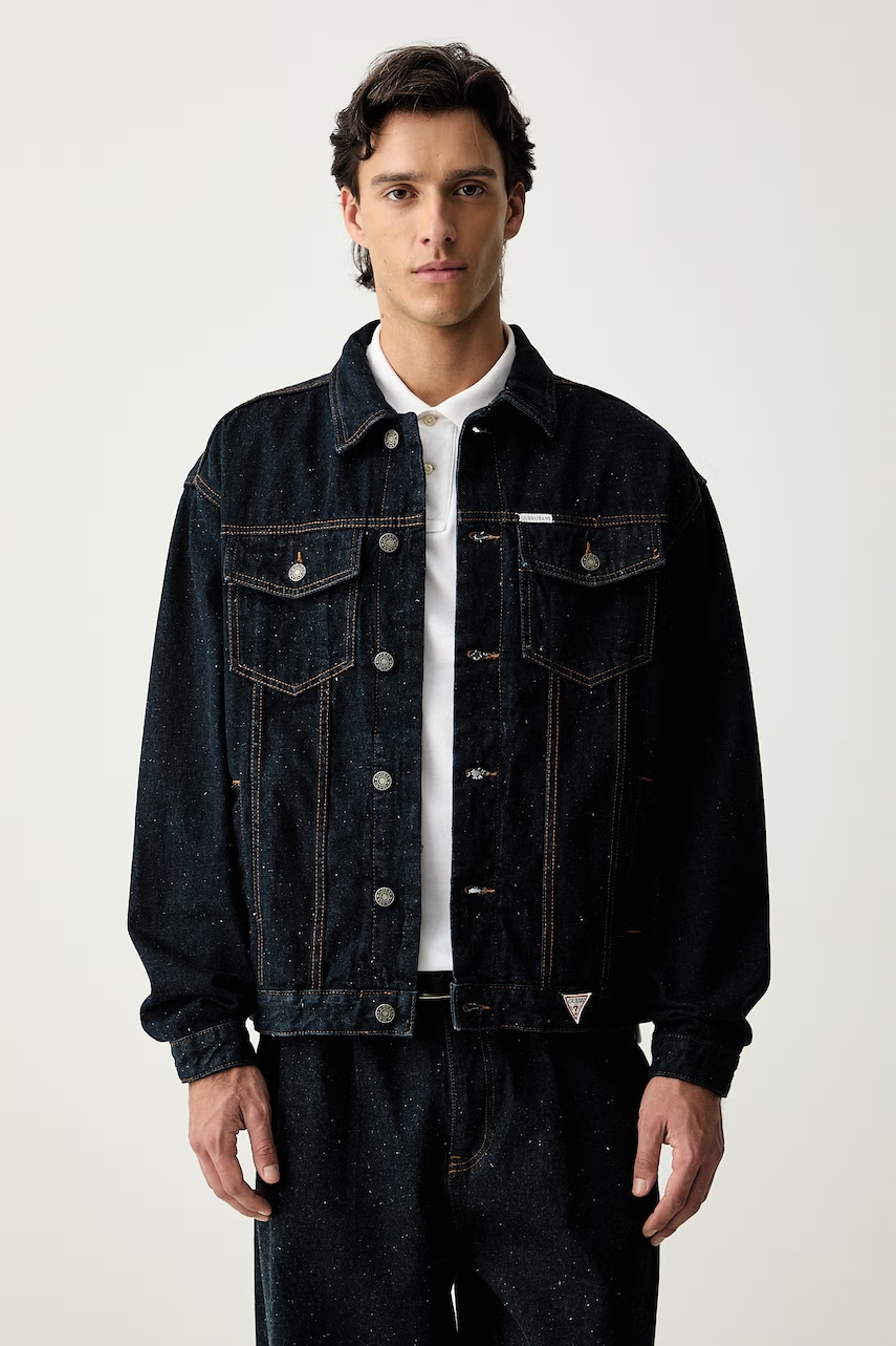 Guess Jeans τζιν μπουφάν ανδρικό ντένιμ