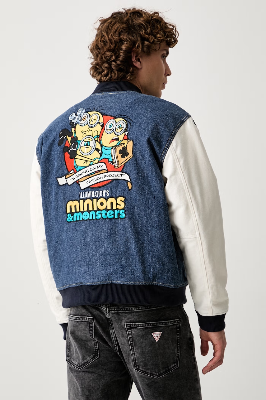 Guess Jeans bomber jakna za muškarce traper