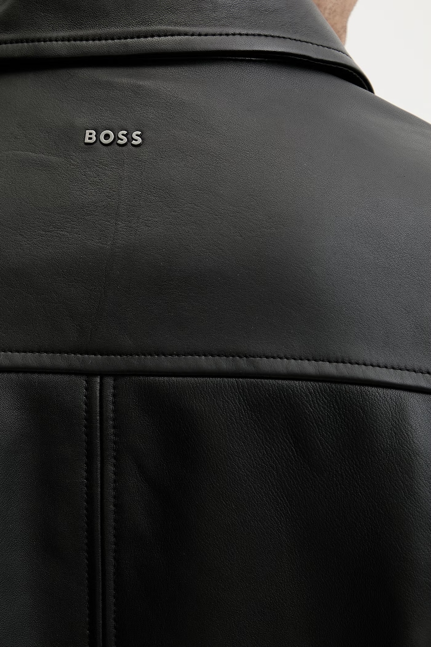 BOSS Orange kožený pánsky Joban