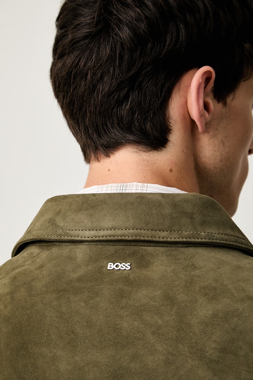 BOSS krátká bunda pánská semišová H-Malbano7 (obrázek 6)
