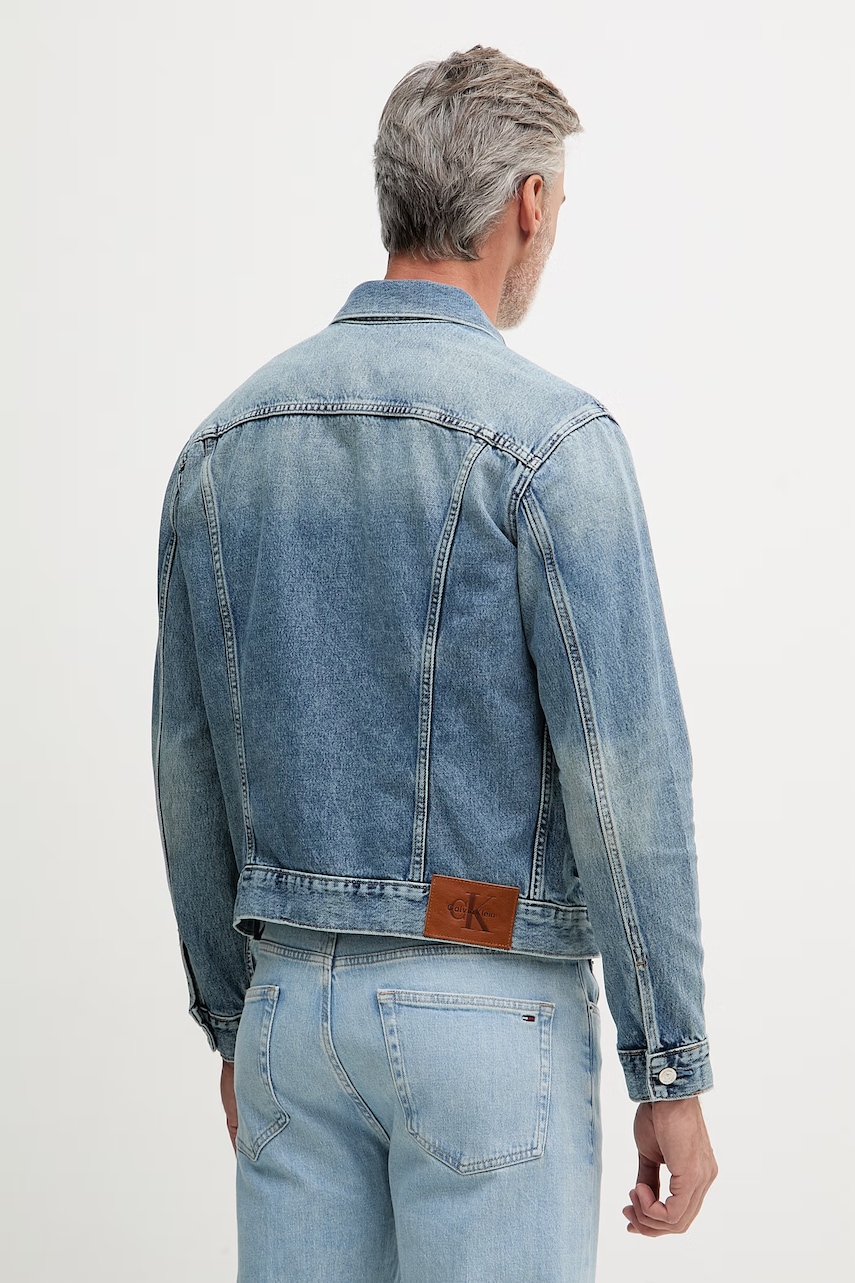 Calvin Klein Jeans džínsová bunda pánska rifľová