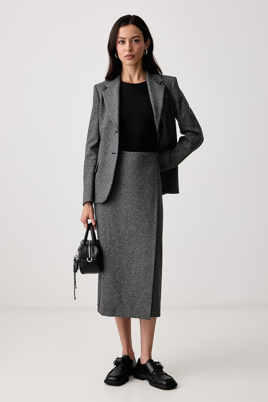 Weekend Max Mara σακάκι γυναικείο με πρόσμιξη μαλλιού WKDFEROCE