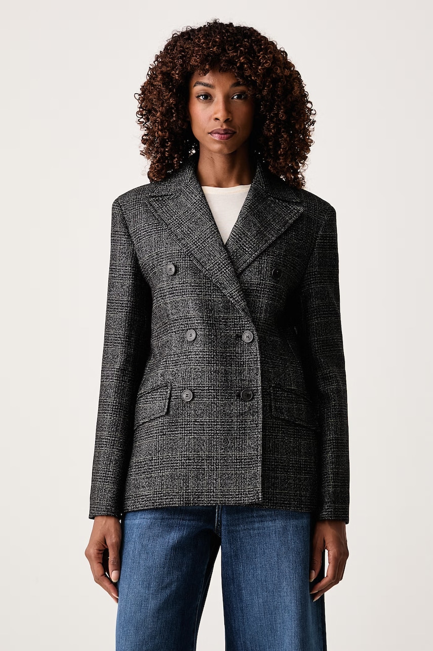 Weekend Max Mara σταυρωτό σακάκι γυναικείο μάλλινο WKDOCCHIO