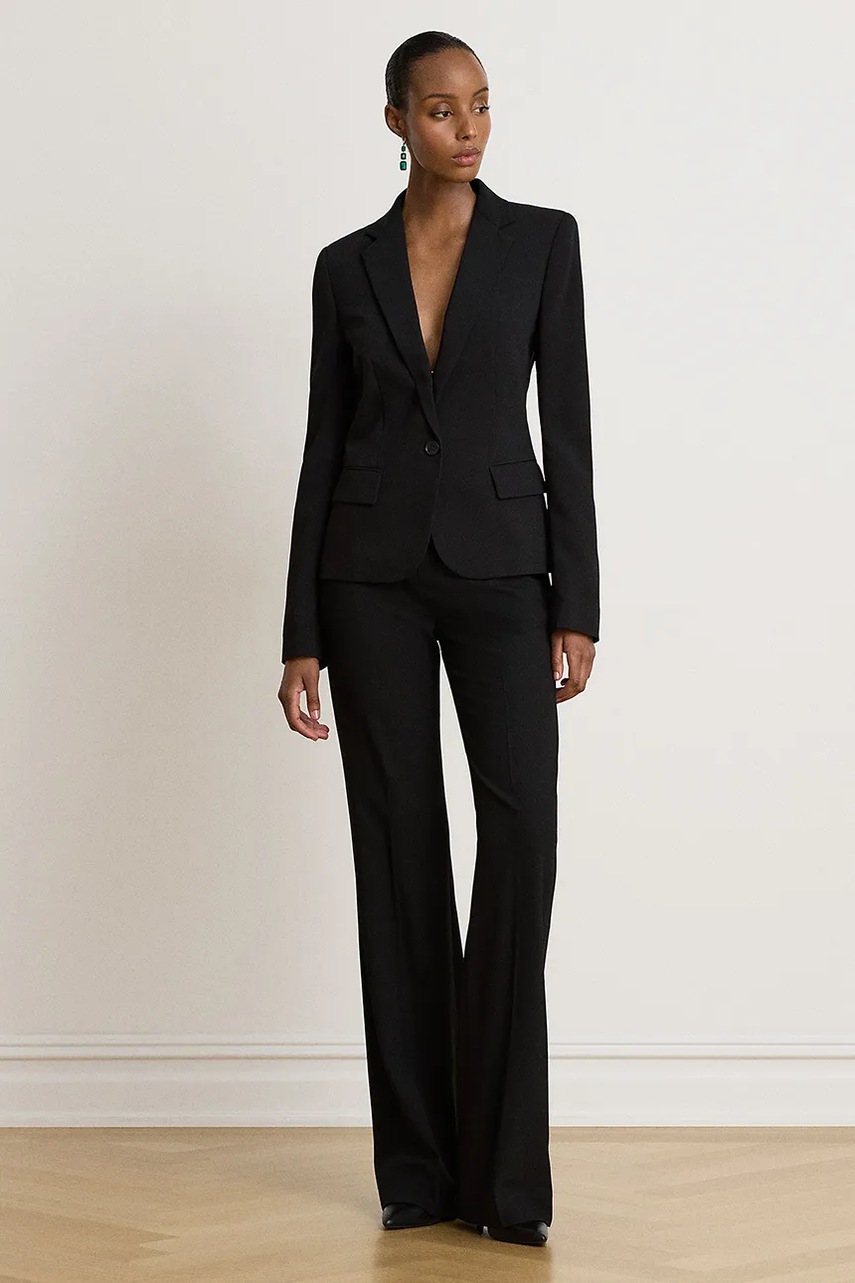 Lauren Ralph Lauren Lauren Ralph Lauren σακάκι γυναικείο με βαμβάκι - 3
