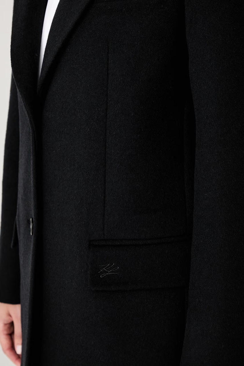 Karl Lagerfeld Karl Lagerfeld παλτό γυναικείο με μαλλί - 6