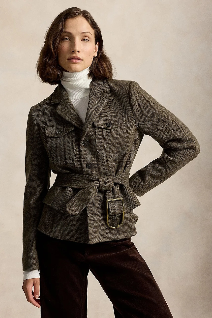 Polo Ralph Lauren marynarka damska z wełną