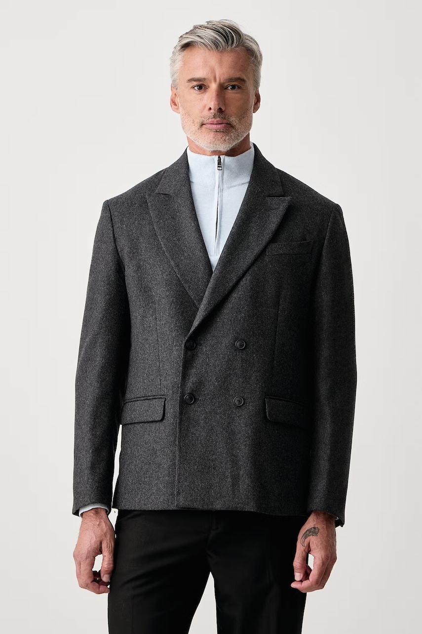 Trussardi  sacou pentru bărbați cu lână