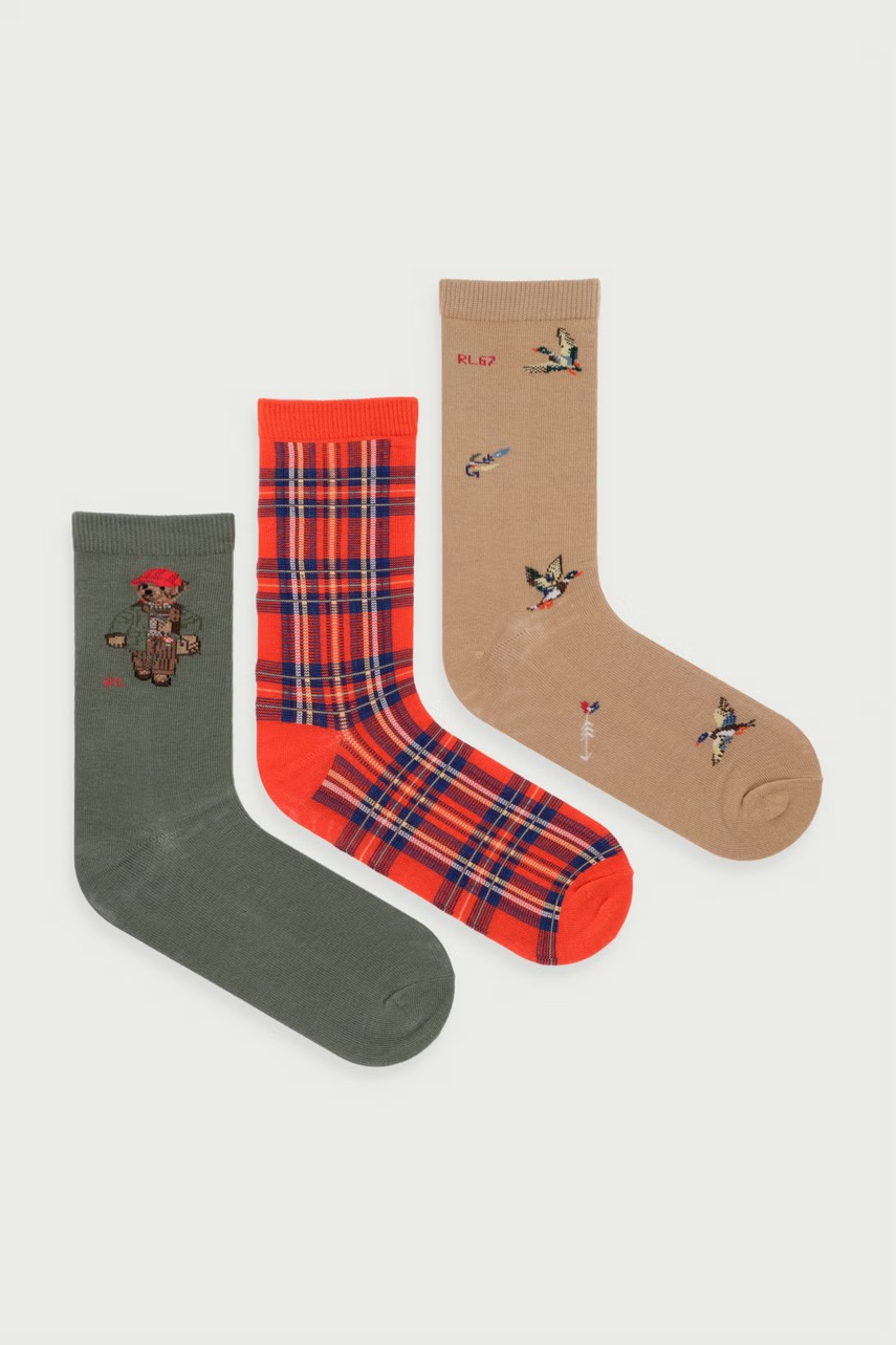 Polo Ralph Lauren  ponožky detské 3-pak