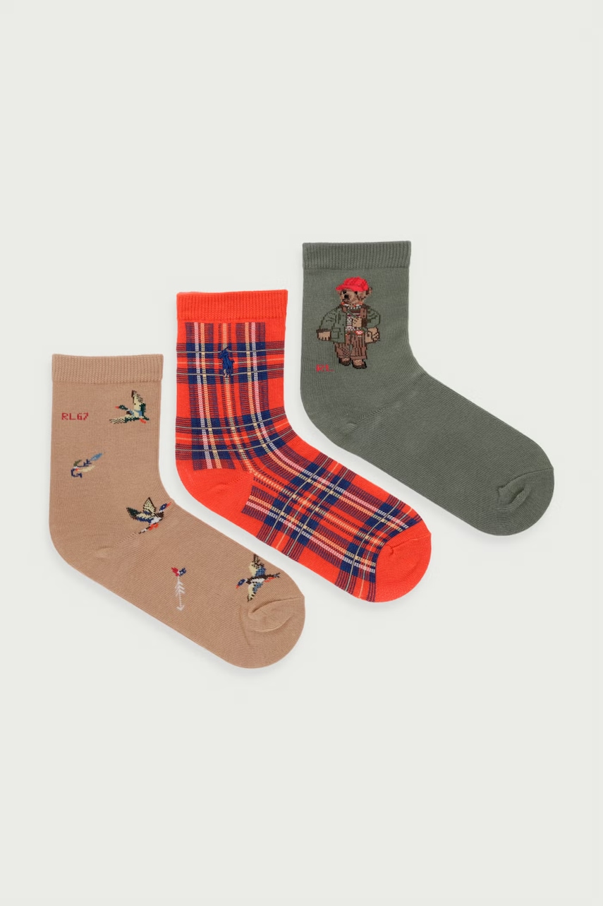 Polo Ralph Lauren  ponožky detské 3-pak