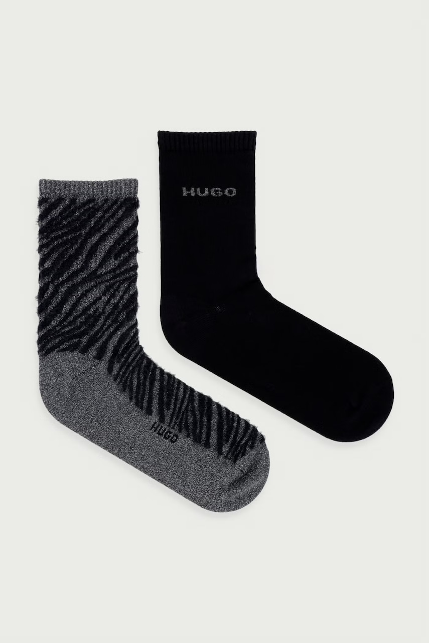 HUGO  ponožky dámske 2P RS ZEBRA CC 2-pak